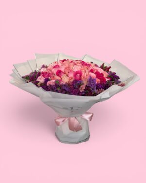 100 rosas combinadas con leticia