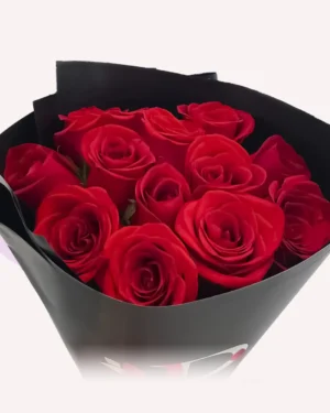 12 rosas rojas