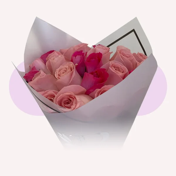 24 rosas combinadas