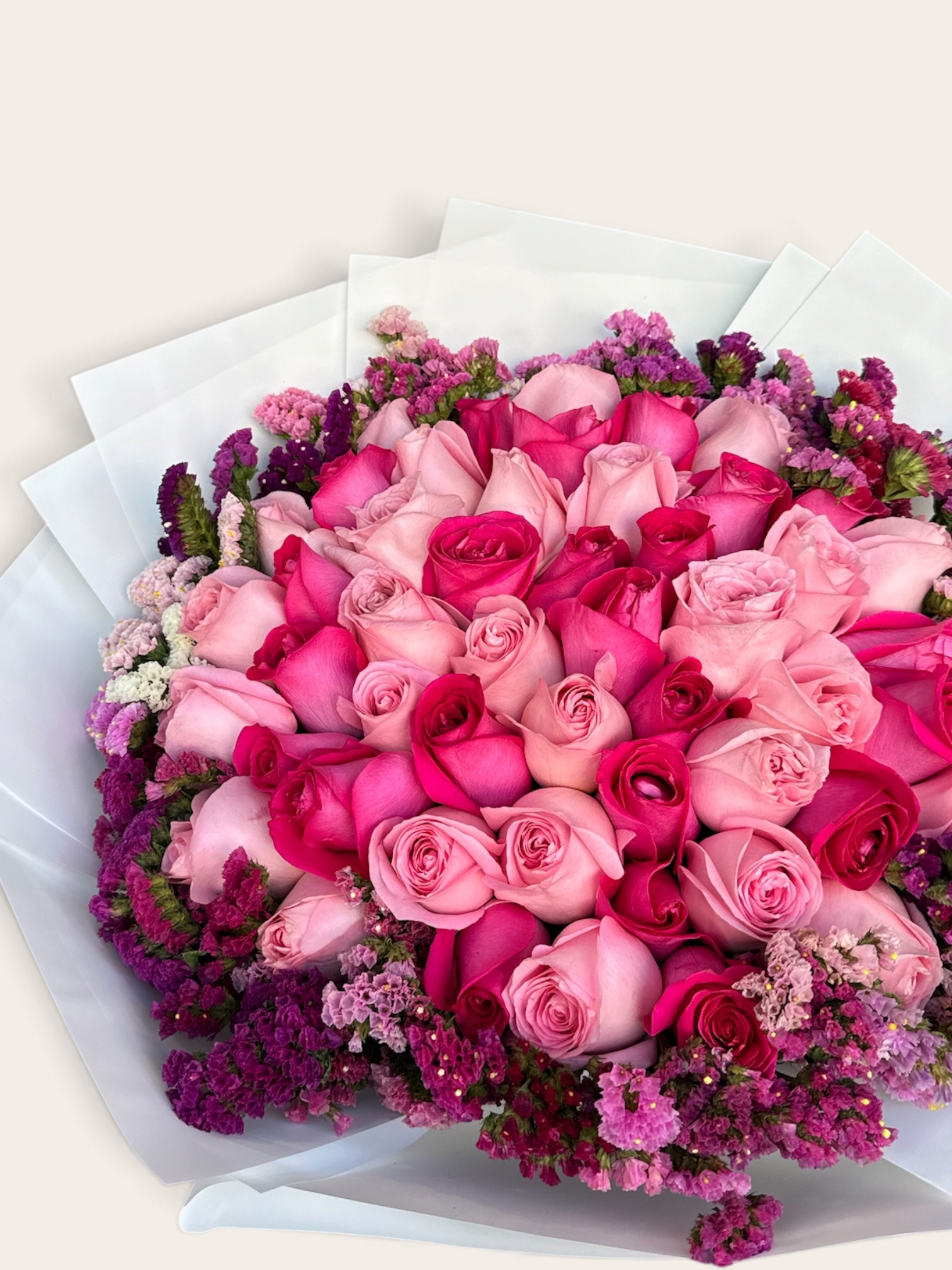50 rosas combinadas con leticia - Imagen 3