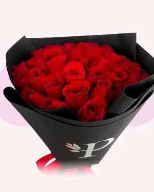 36 rosas rojas