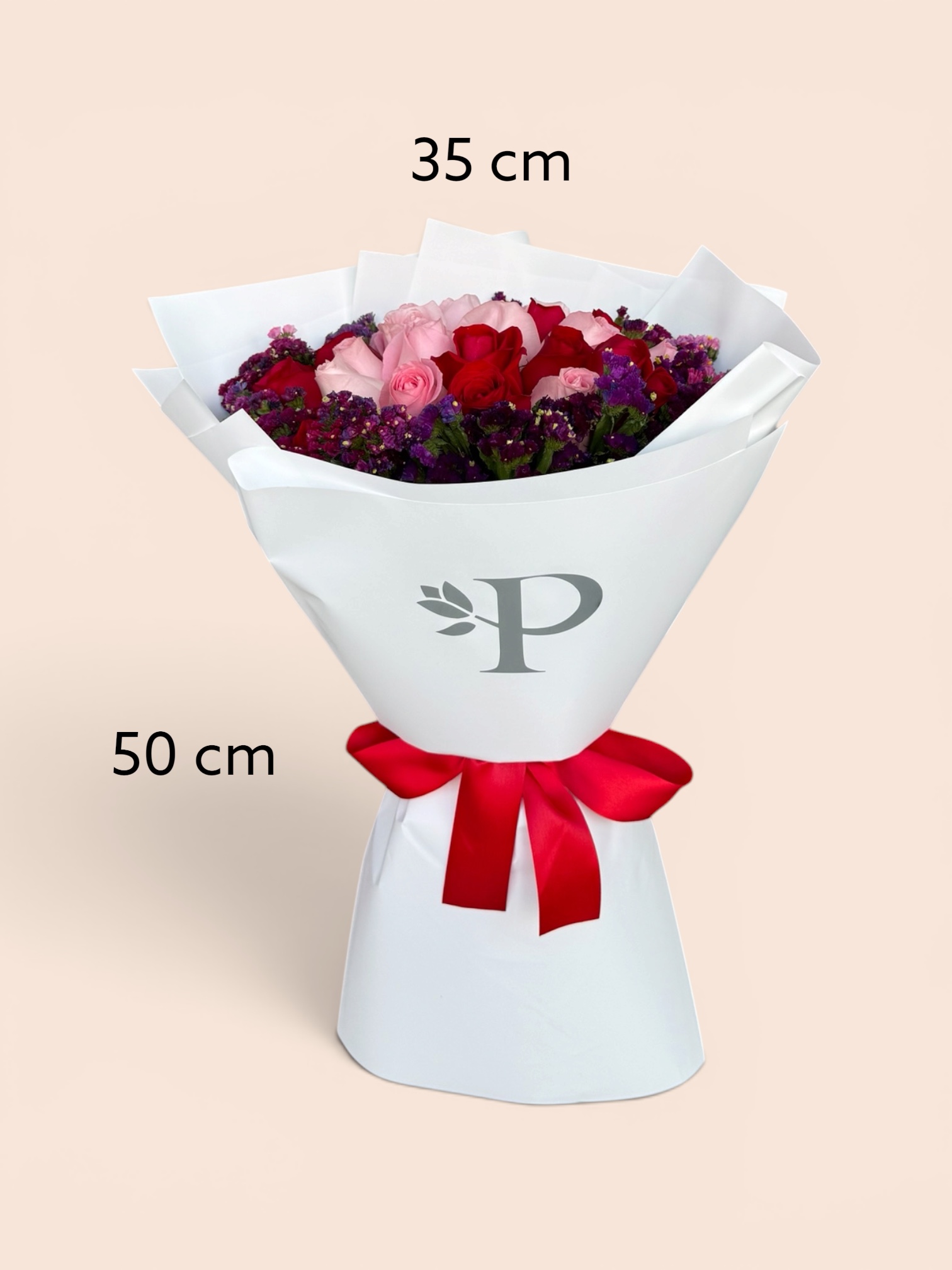 24 rosas combinadas con leticia - Imagen 4