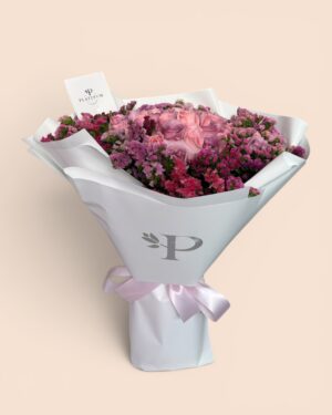 36 rosas de colores pasteles con leticia