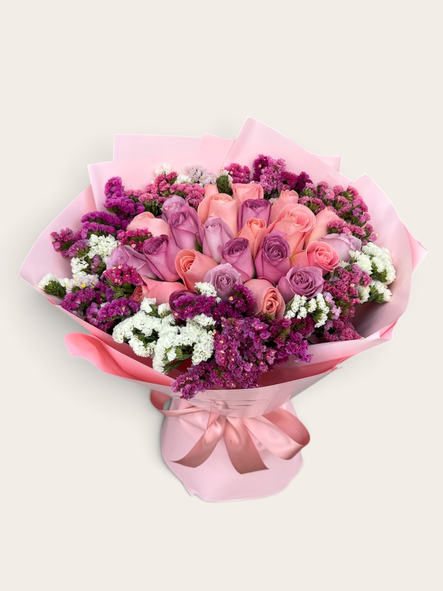 24 rosas de colores pasteles con leticia - Imagen 2