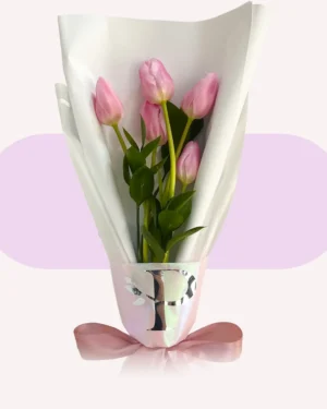 5 tulipanes platinum