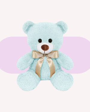 Osito de peluche azul de 25 cm