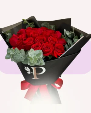 24 Rosas Rojas Platinum