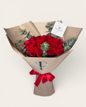 24 Rosas Rojas Platinum