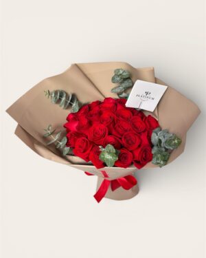 24 Rosas Rojas Platinum