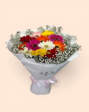 Bouquet de gerberas colorido