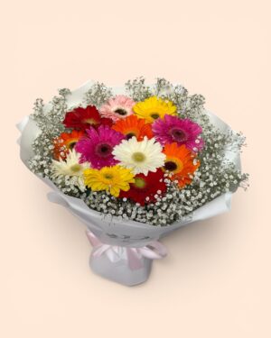 Bouquet de gerberas colorido