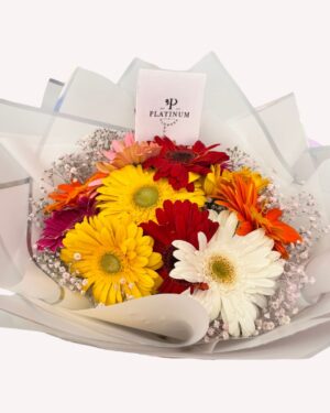 BOUQUET DE GERBERAS COLORIDO