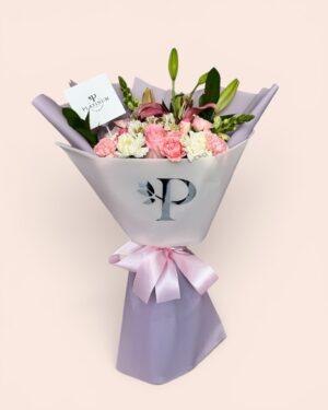 Mix de rosas, roxanas, claveles y lilis