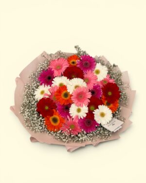 Bouquet De 25 Gerberas