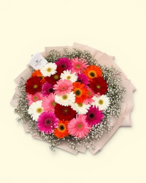Bouquet De 25 Gerberas