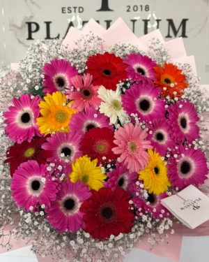 Bouquet De 25 Gerberas