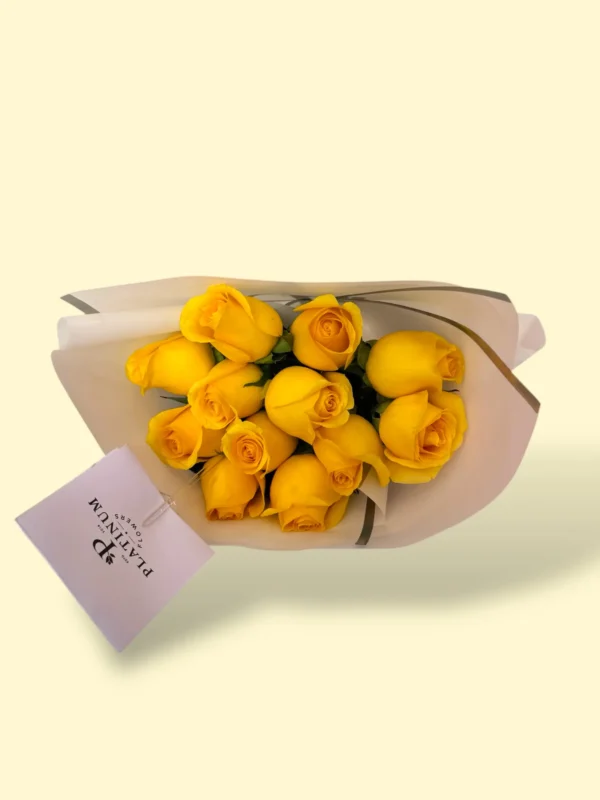 12 Rosas amarillas - Imagen 3