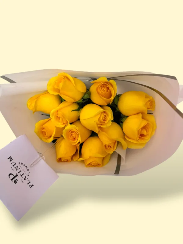12 Rosas amarillas - Imagen 2