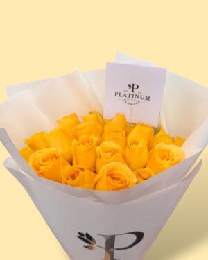 24 Rosas amarillas