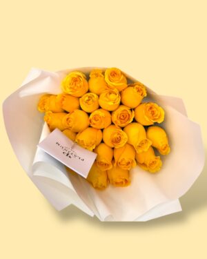 24 Rosas amarillas