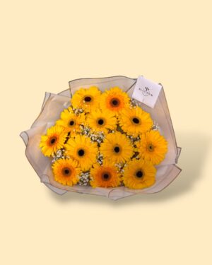 Bouquet de gerberas amarillas