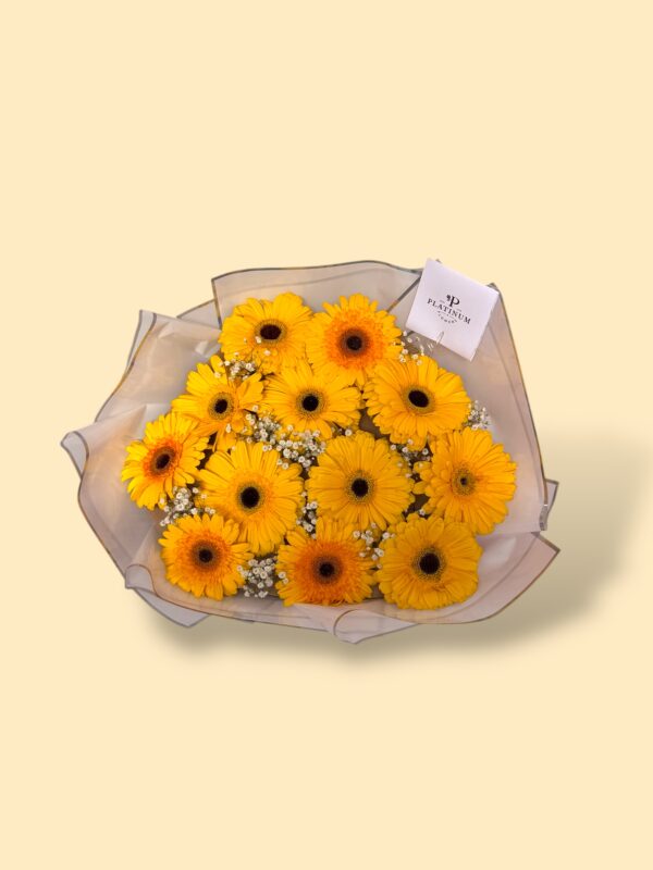 Bouquet de gerberas amarillas