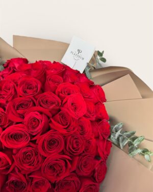 75 Rosas Rojas Platinum