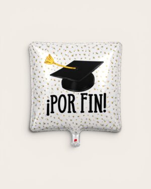 Globo de Graduación "Por Fin"